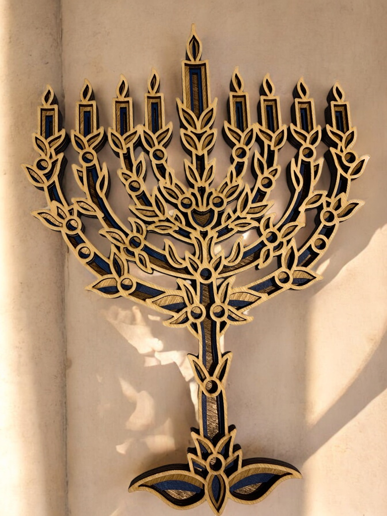 Menorah Layered