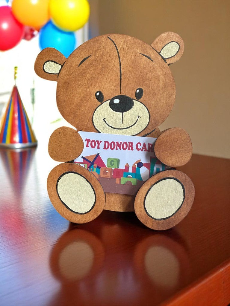 Handmade Teddy Bear Gift Card Holder | Cute Baby Shower, Birthday, or New Baby Gift