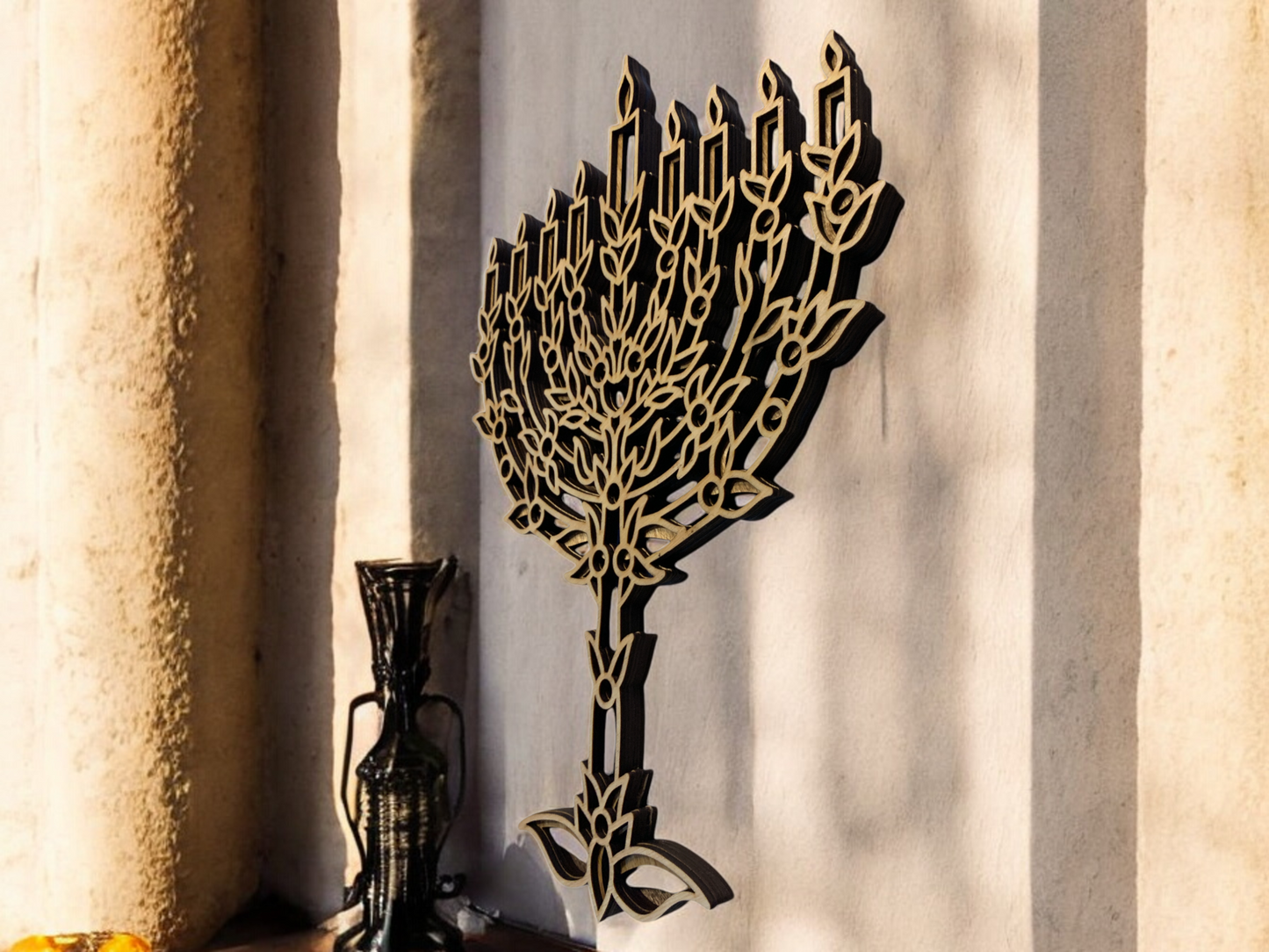 Menorah Layered