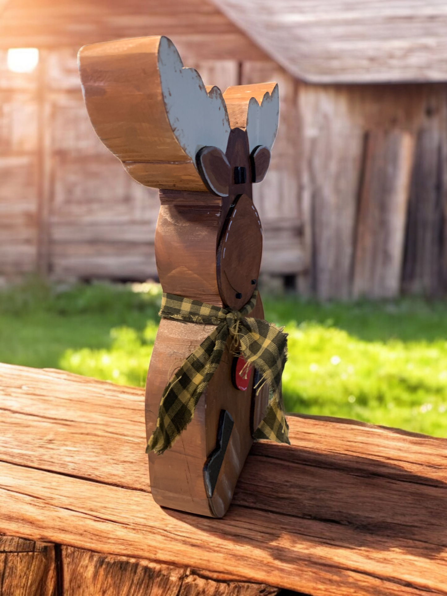 Moose Farmhouse Shelf Sitter