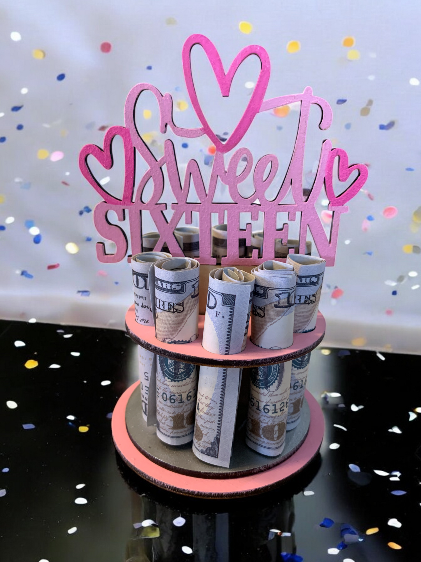 Sweet Sixteen Birthday Money Tree 16