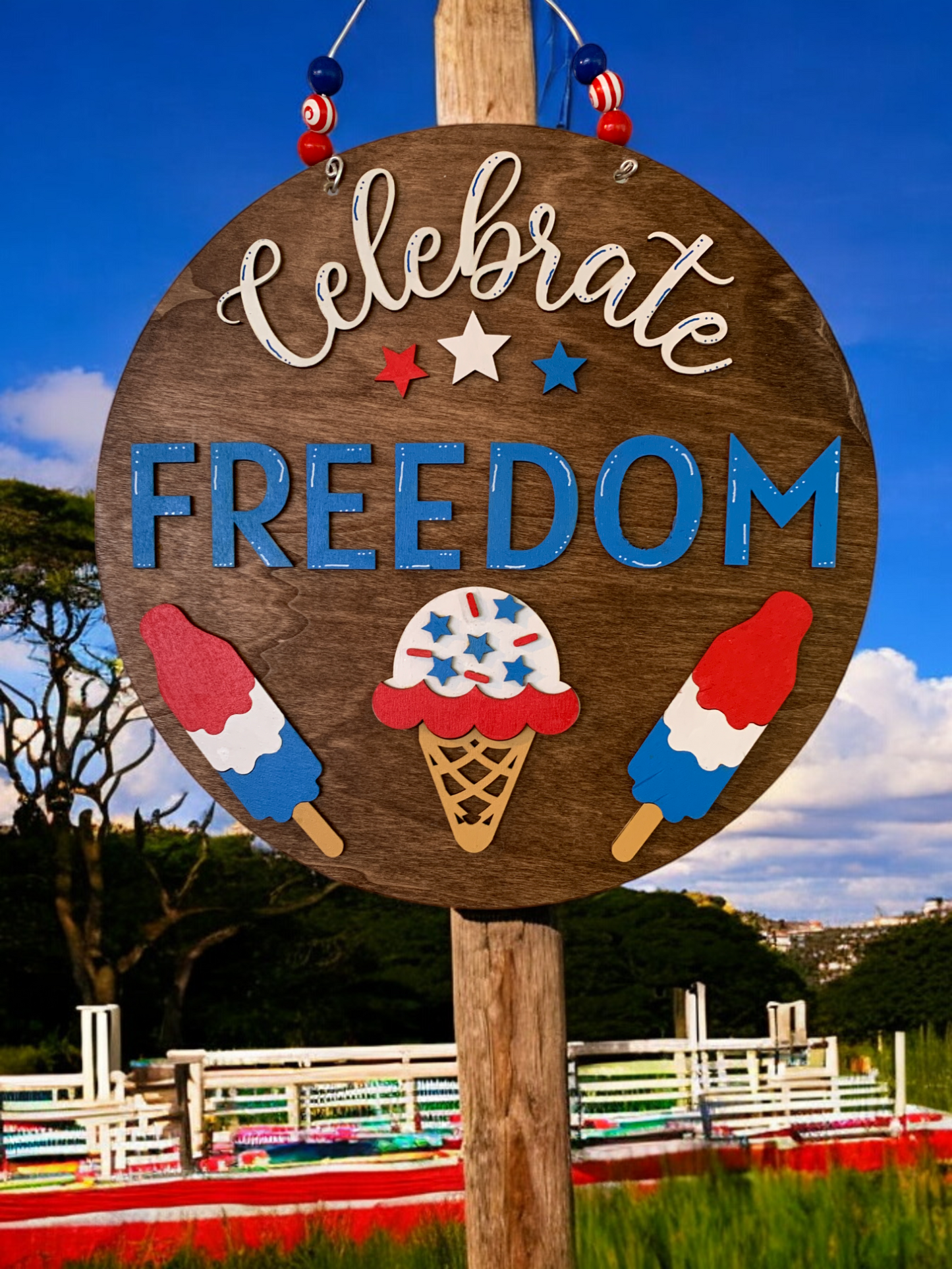 Celebrate Freedom 3D Door Decor
