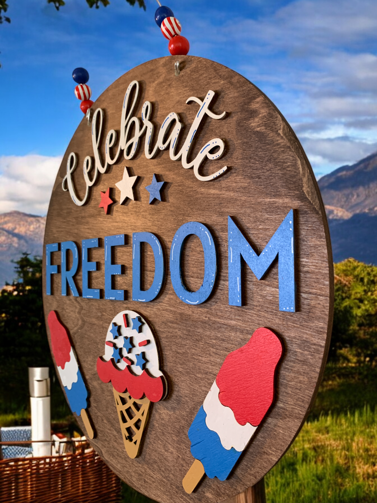 Celebrate Freedom 3D Door Decor