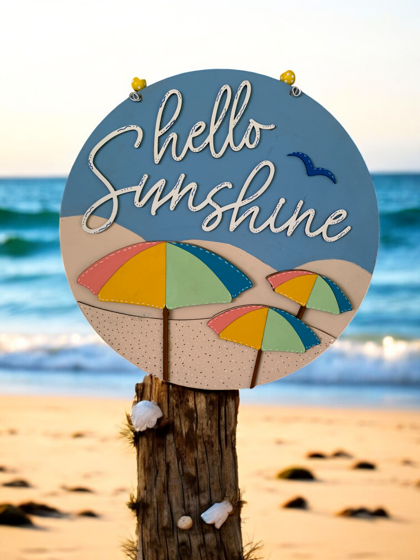 Beach Umbrellas Sign