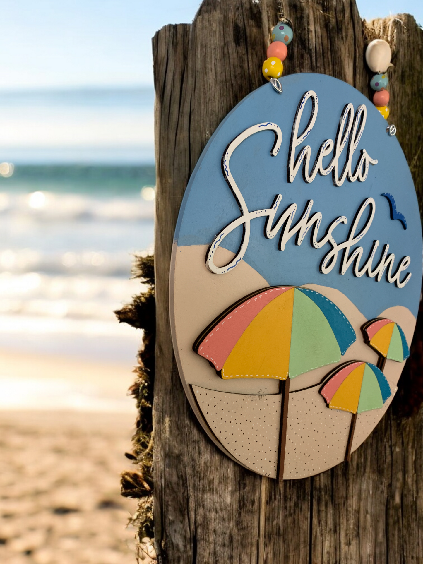 Beach Umbrellas Sign