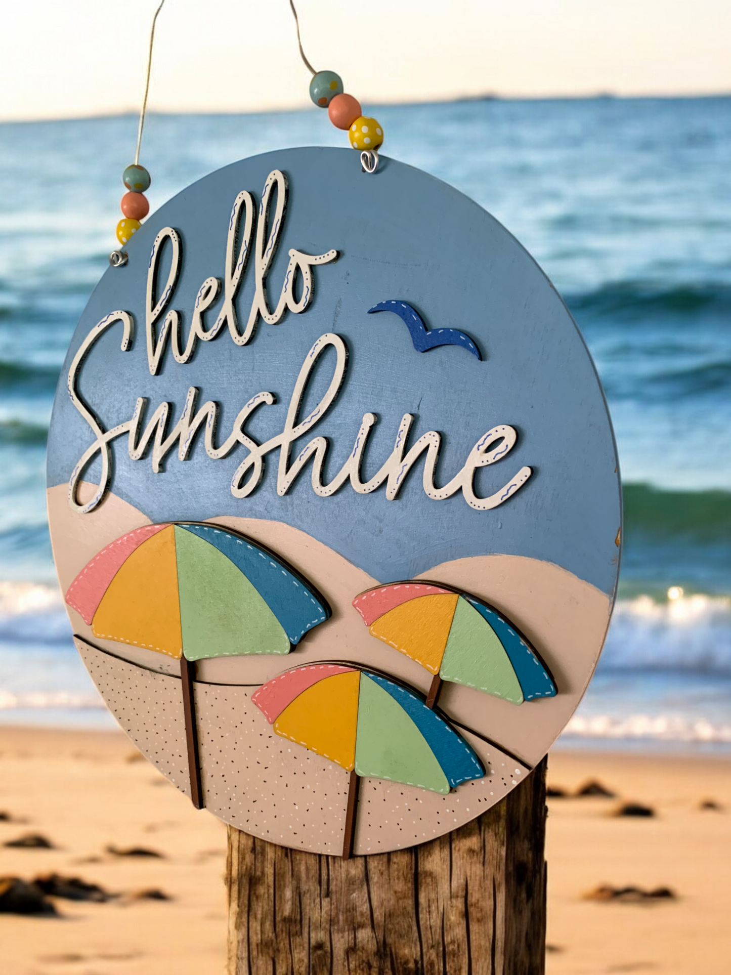Beach Umbrellas Sign