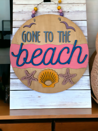 Gone to the Beach Sign