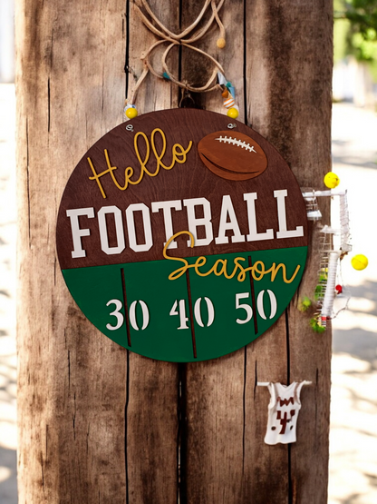 Football Season Sign