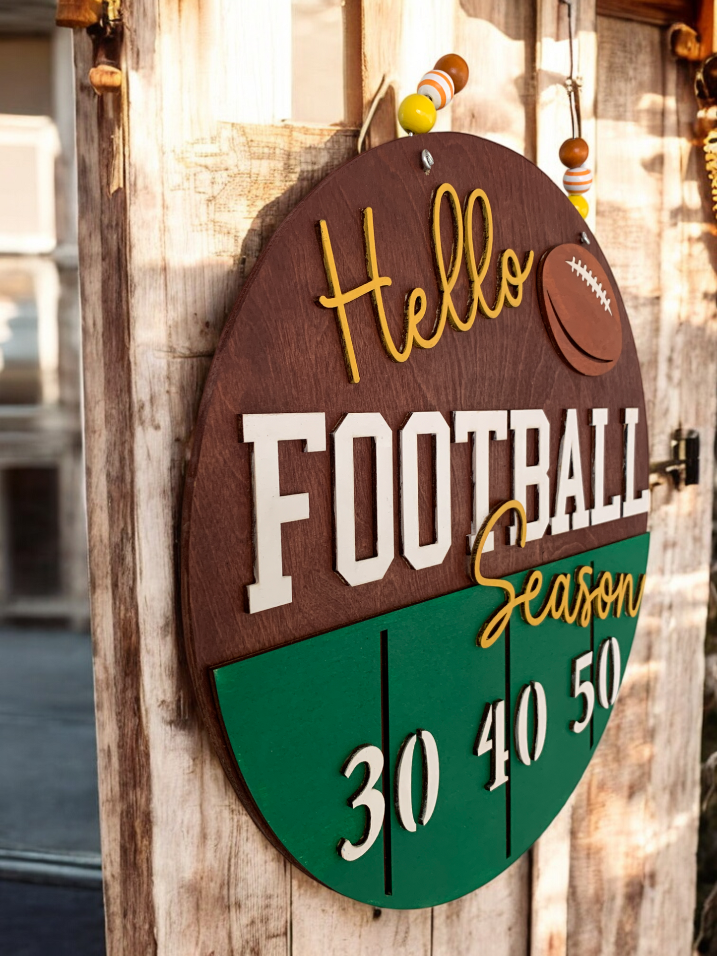 Football Season Sign