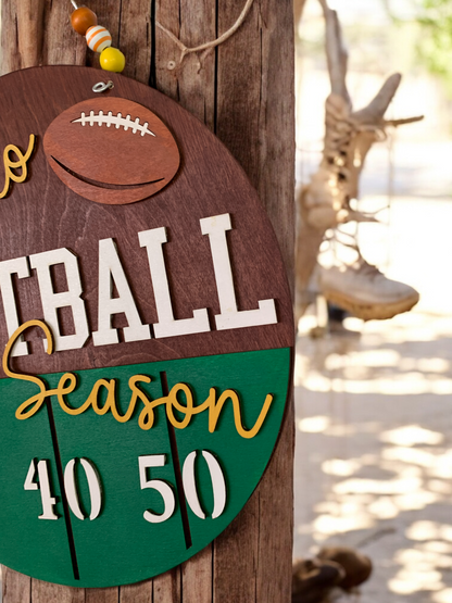 Football Season Sign