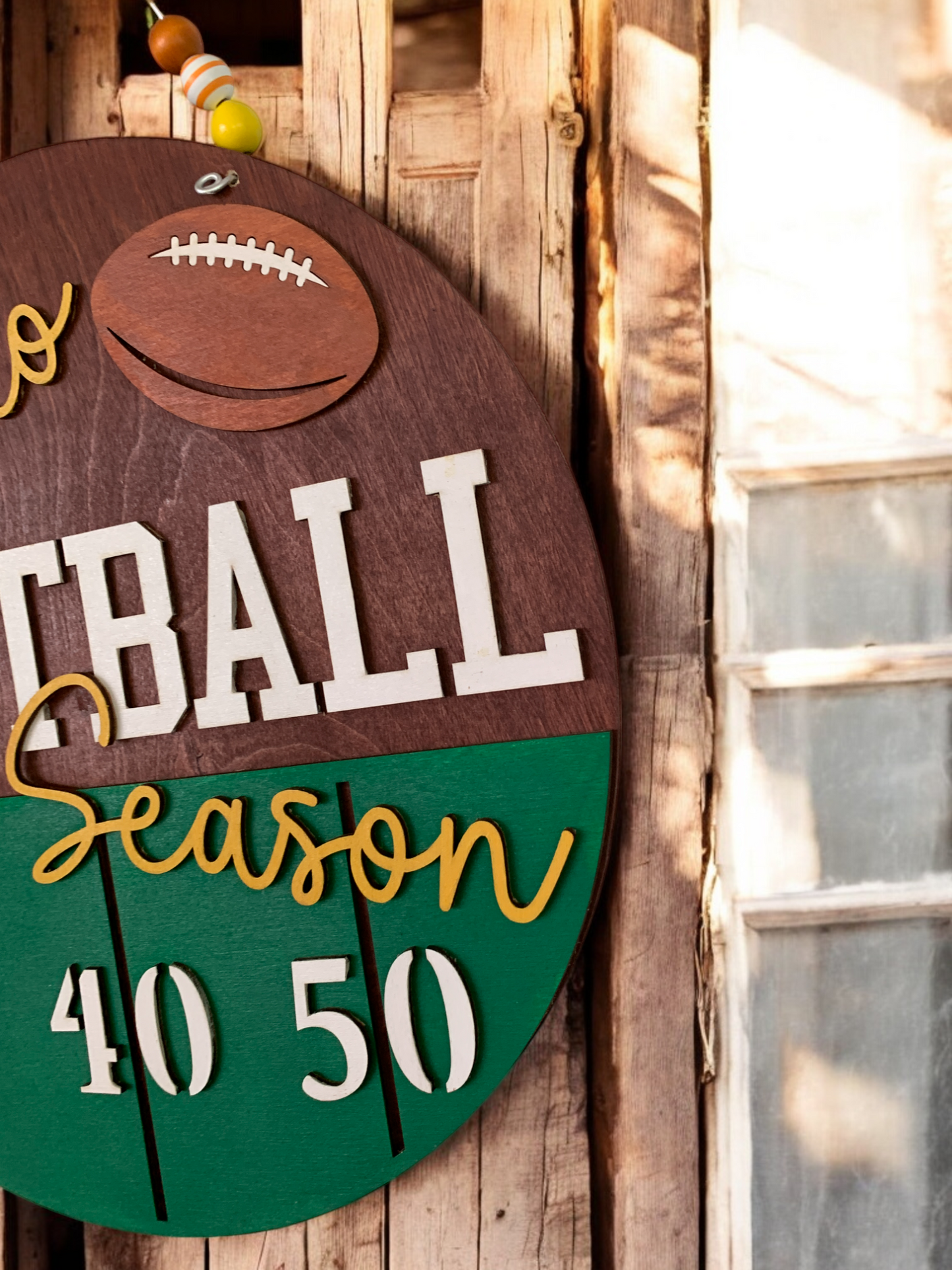 Football Season Sign