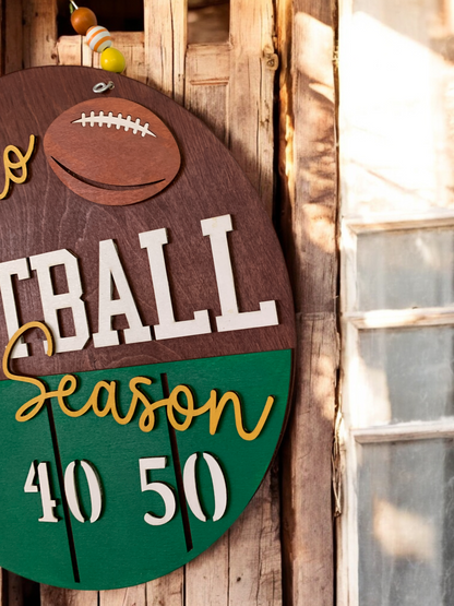 Football Season Sign