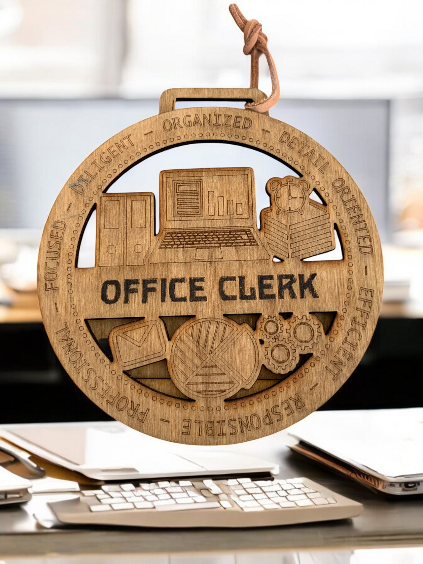Office Clerk Gift Card Holder