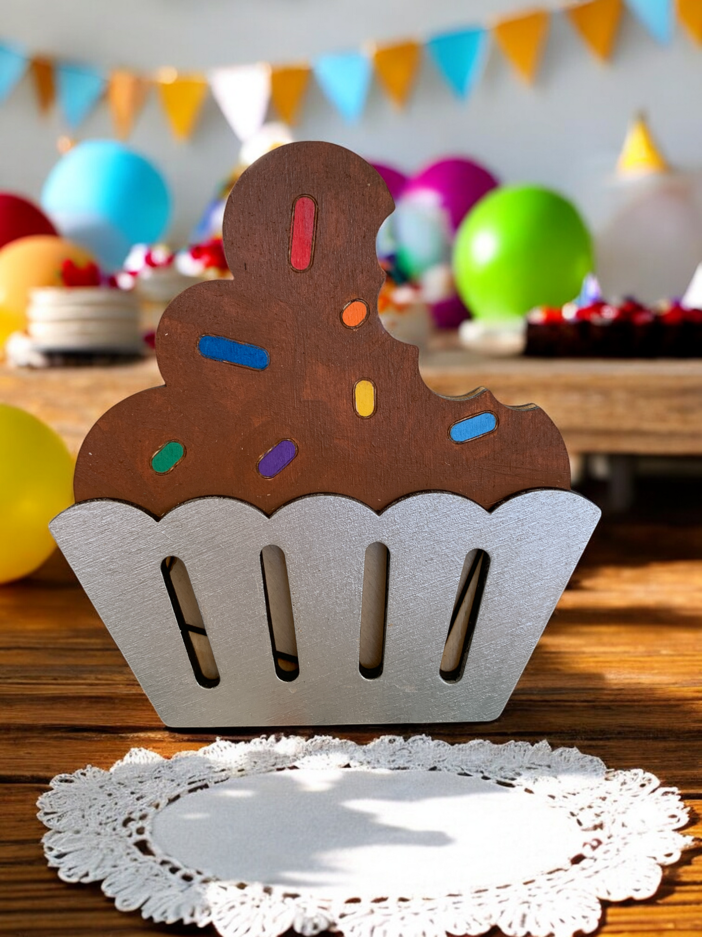 Chocolate Cupcake Gift Card Holder