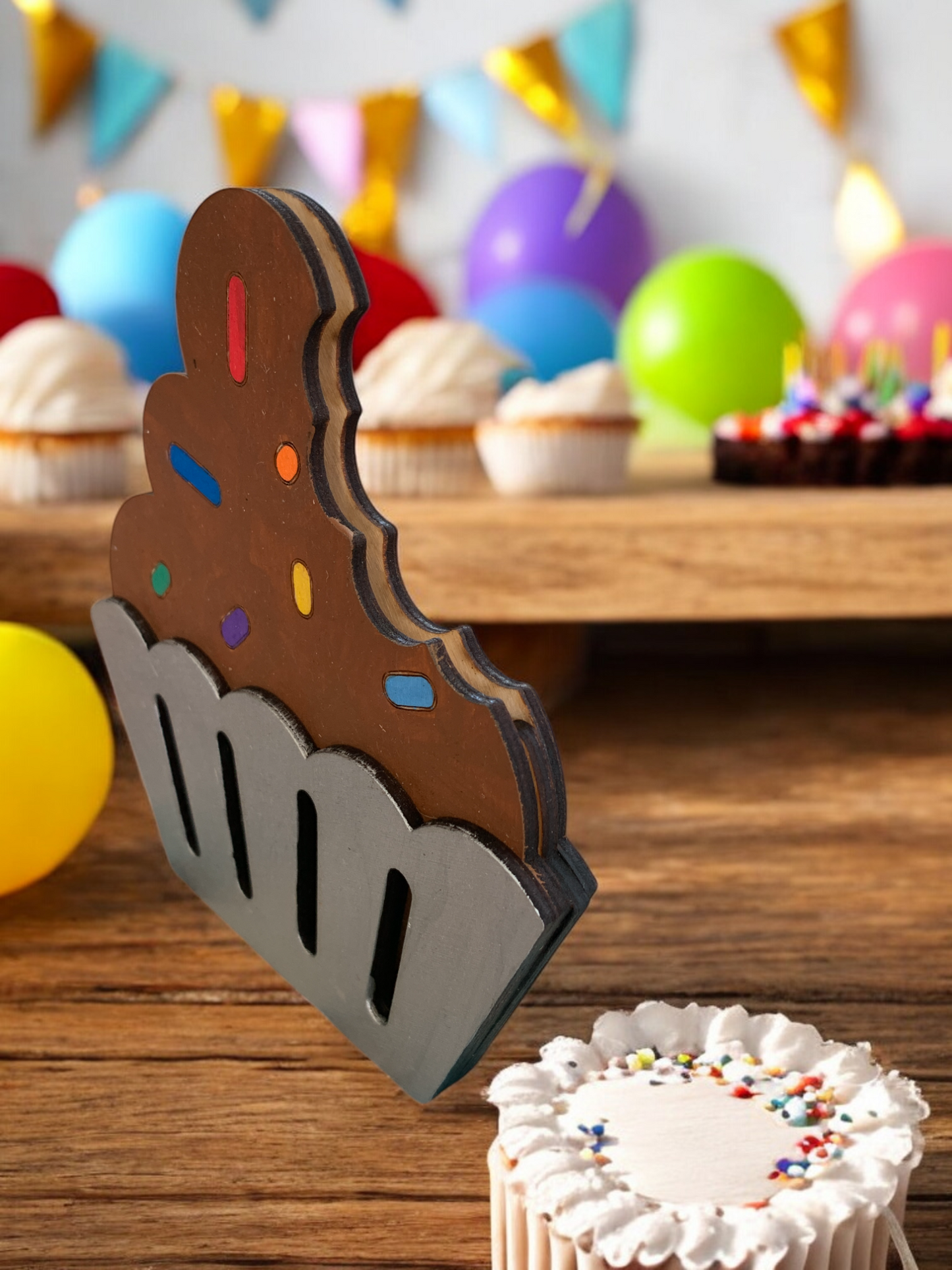 Chocolate Cupcake Gift Card Holder