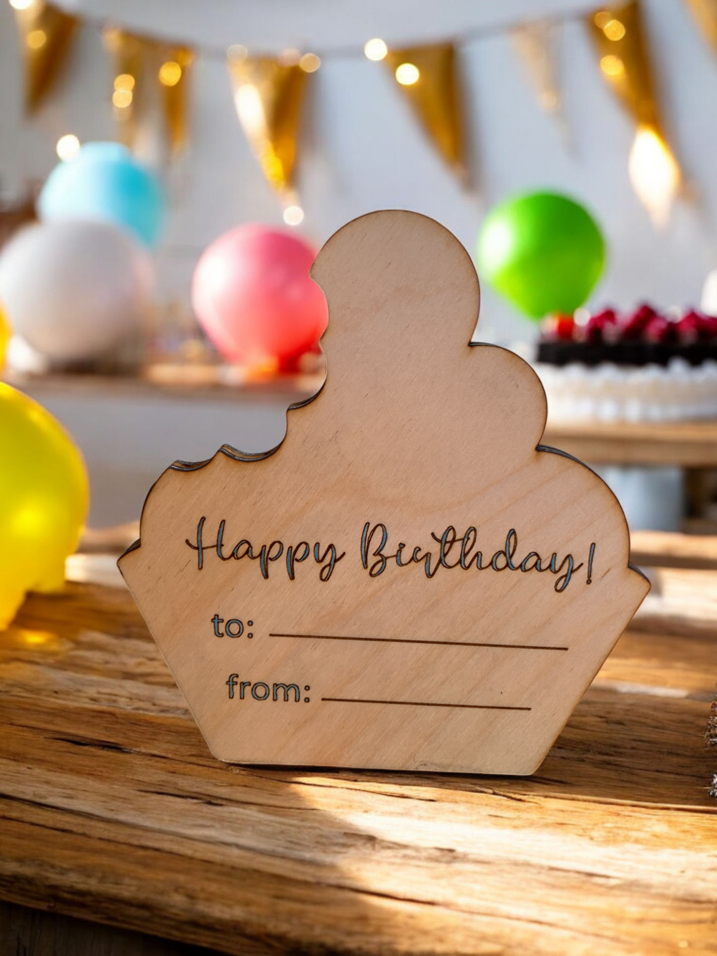 Chocolate Cupcake Gift Card Holder