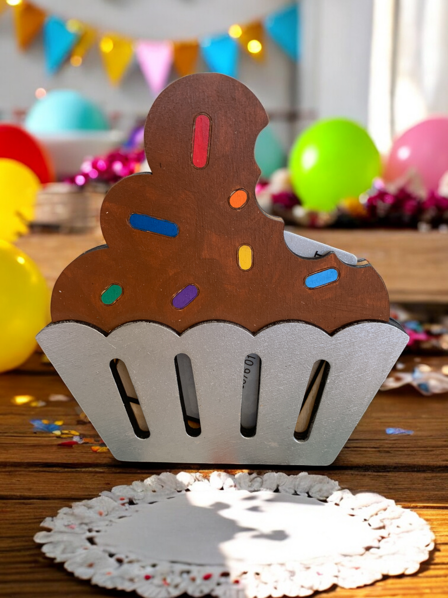 Chocolate Cupcake Gift Card Holder
