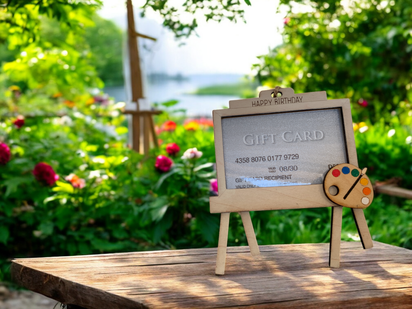 Easel Birthday Gift Card Holder