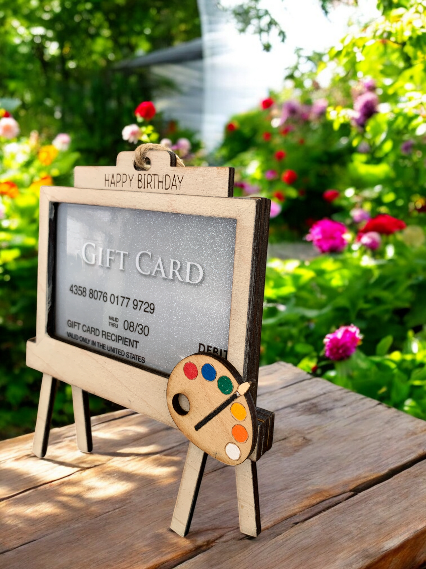 Easel Birthday Gift Card Holder