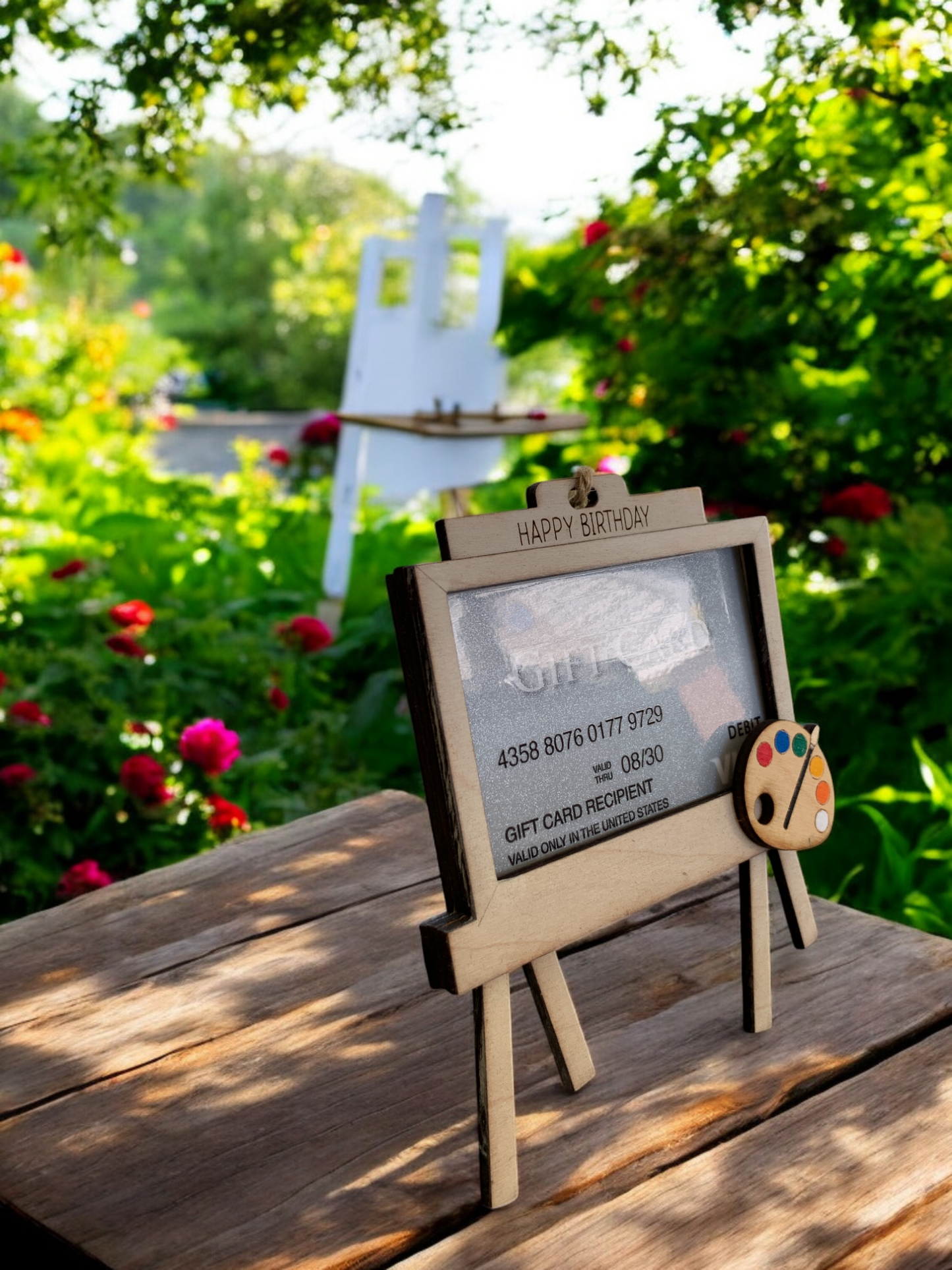 Easel Birthday Gift Card Holder