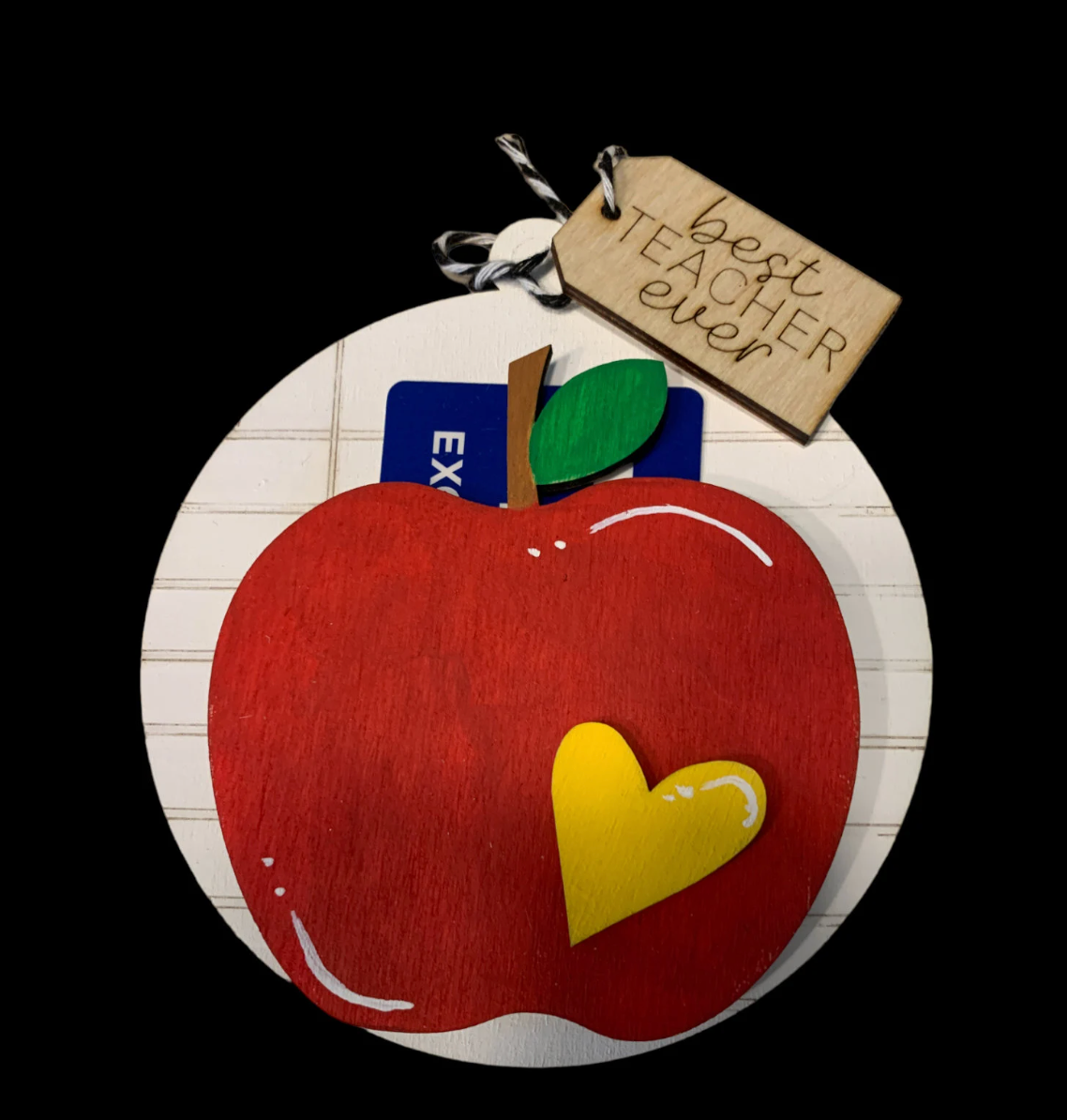 Teacher Apple Appreciation Gift Card Holder