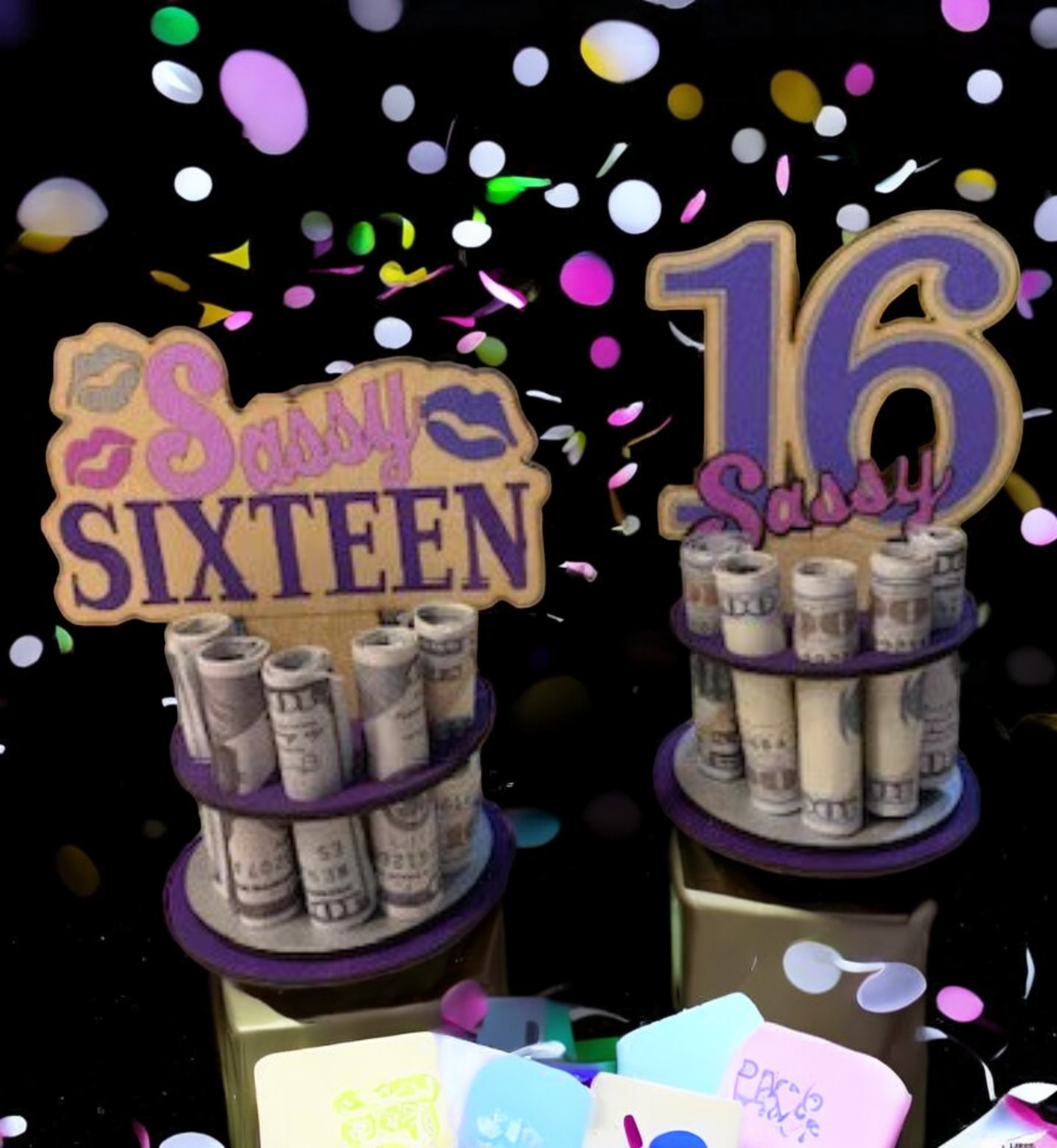 Sweet Sixteen Birthday Money Tree 16