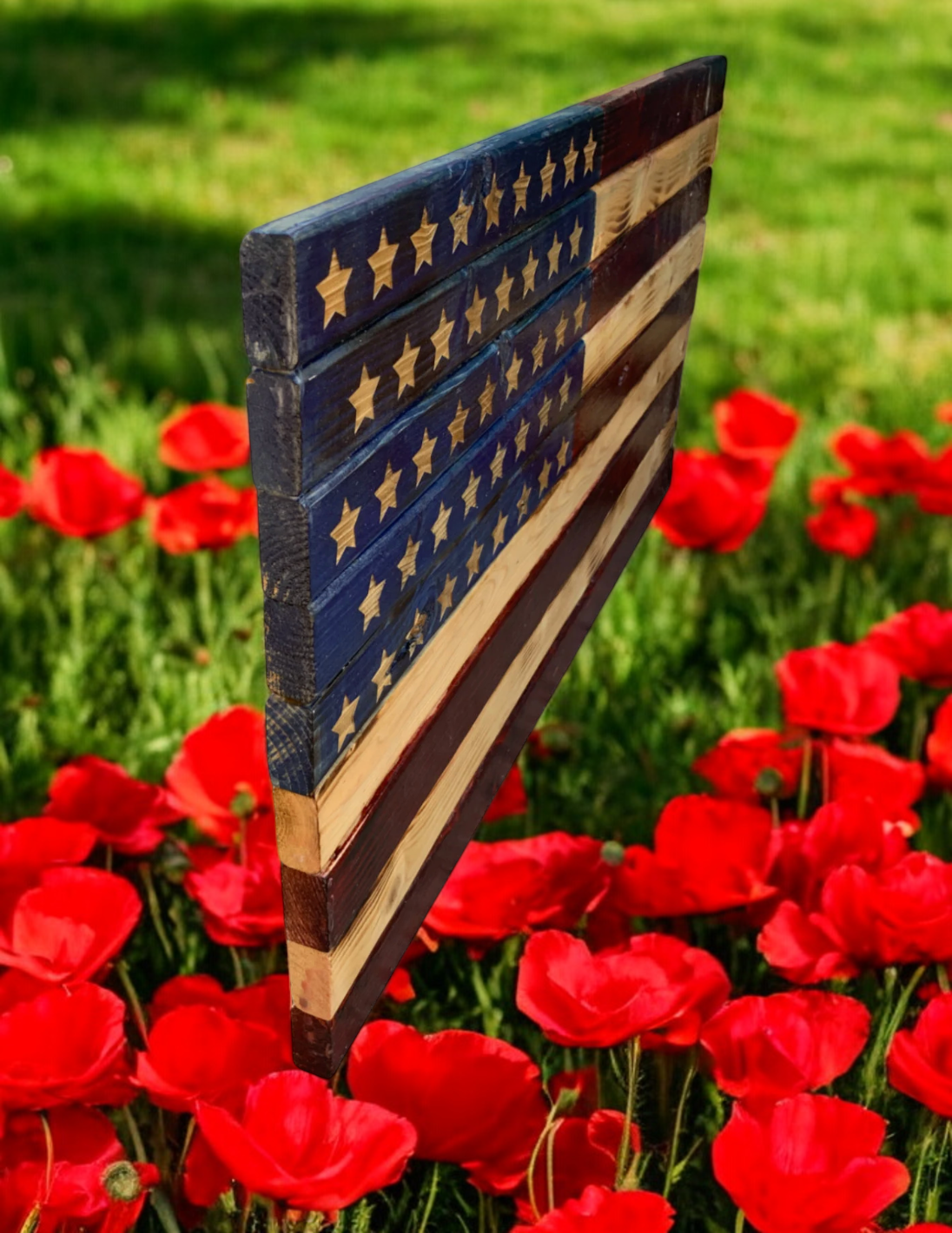 Rustic American Flag
