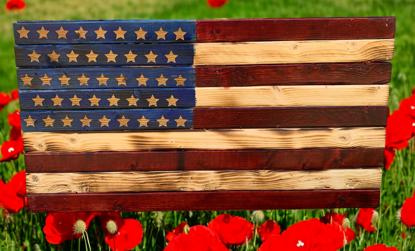 Rustic American Flag